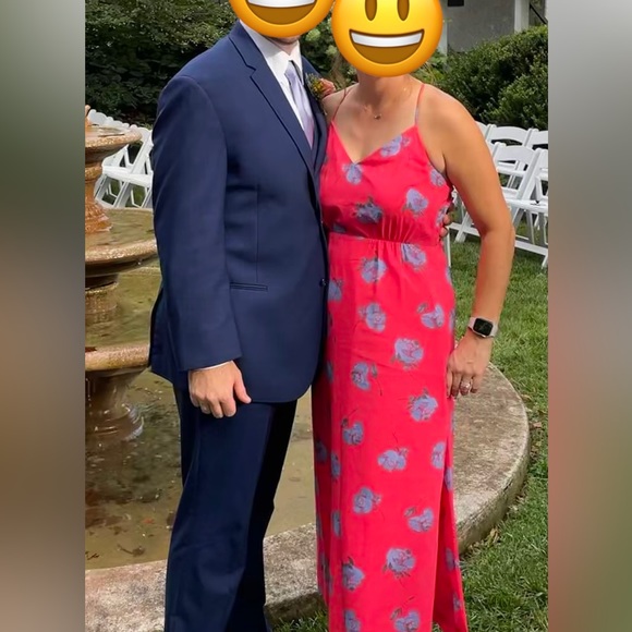 J. Crew Floral Print Racerback Maxi dress - 8P - Picture 2 of 6